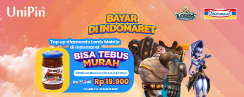 Top Up Diamonds Lords Mobile Bisa Tebus Murah Selai MORIN di Indomaret